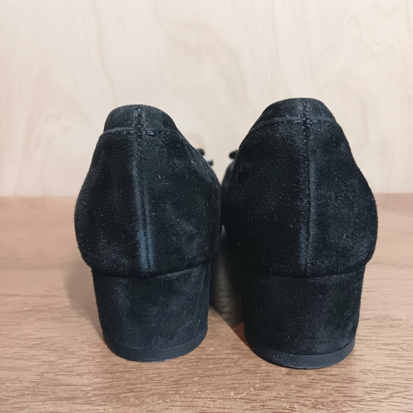 Attila Giusti Leombruni AGL Women's Kriston Heel Suede Pump Shoes Black 36.5 - Picture 7 of 11